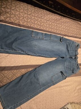 Size 13 Women Wax Jean Light Blue Denim Jeans